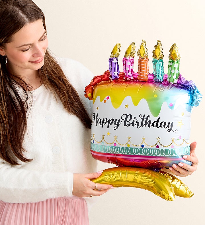 Fields of Europe® Celebration with Birthday Cake Balloon