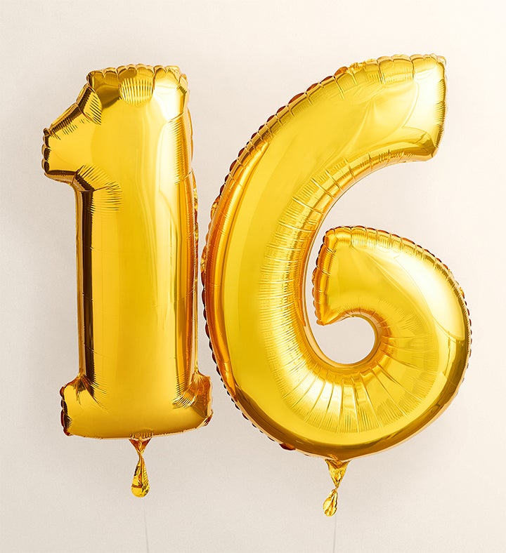 Number 16 Balloons