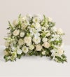 Crescent Cremation Arrangement- All White