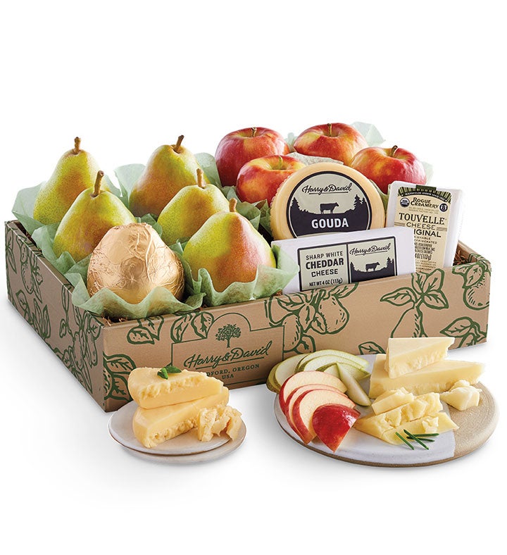 Harry & David ™ Deluxe Pears, Apples, and Cheese Gift
