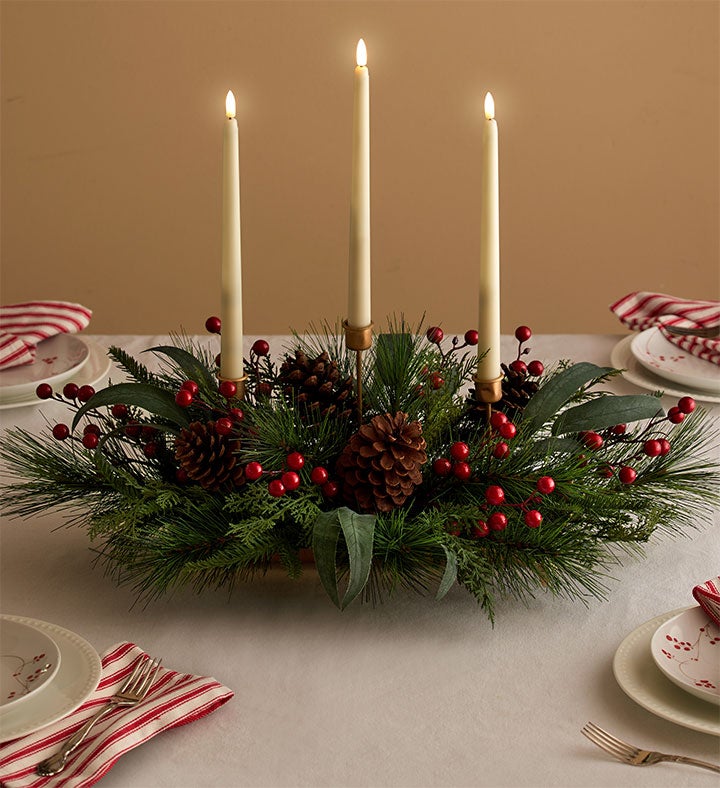 Evergreen Elegance Centerpiece