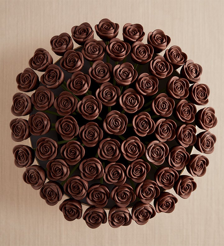 Fleur De Chocolate® Belgian Dark Chocolate Roses