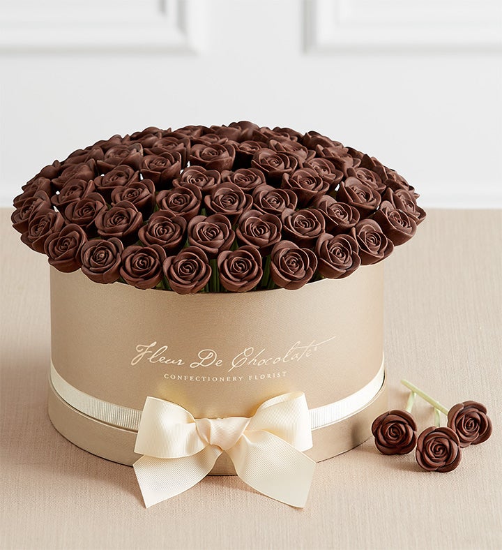 Fleur De Chocolate® Belgian Dark Chocolate Roses