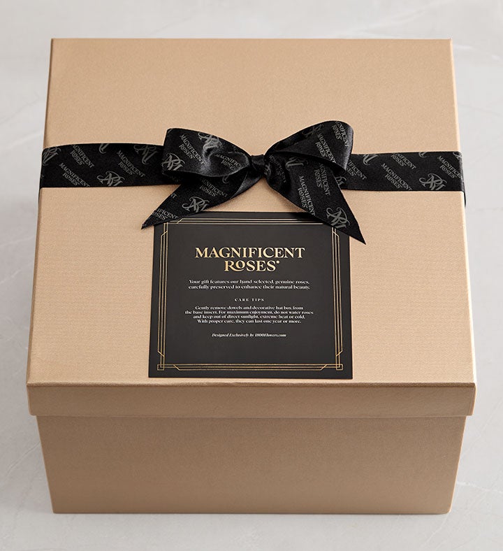 Magnificent Roses® Preserved Black Roses