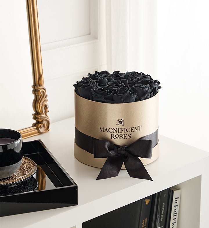 Magnificent Roses® Preserved Black Roses