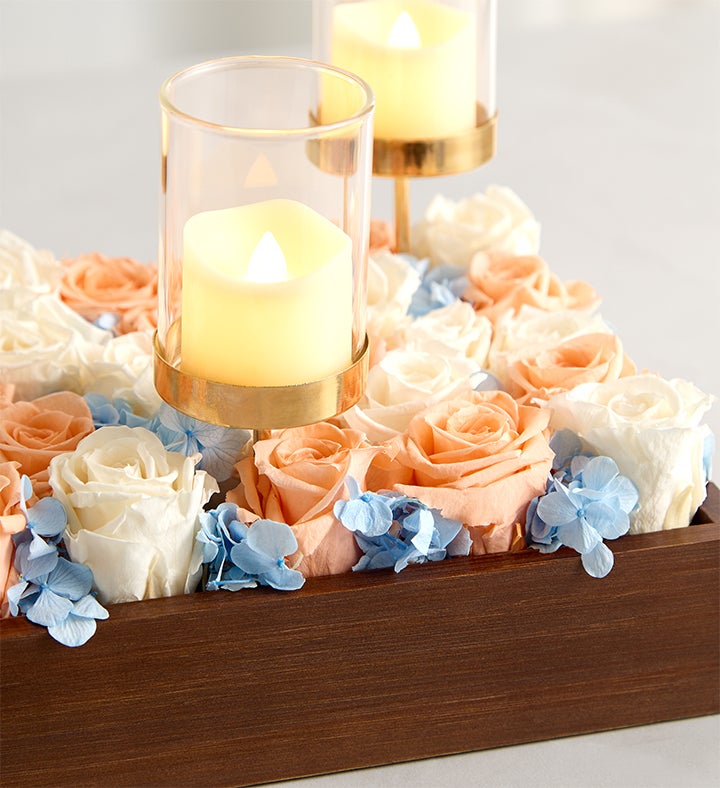 Magnificent Roses® Preserved Spring Centerpiece 