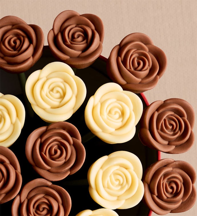 Fleur De Chocolate® Belgian Chocolate Roses - Love Struck