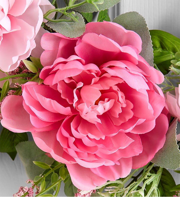 Springs in Bloom Peony Wreath