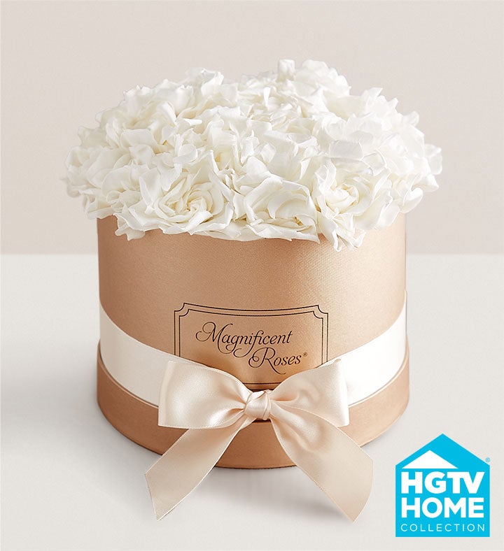 Magnificent Roses® Preserved Serene Gardenias