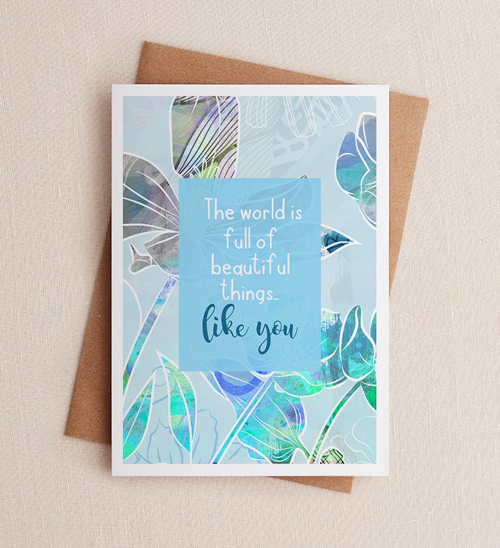 Beautiful Things Anniversary Greeting Card