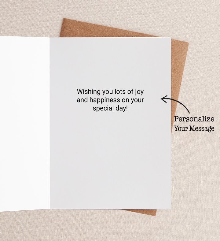 Joyful Birthday Birthday  Greeting Card