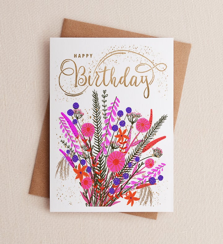 Joyful Birthday Greeting Card