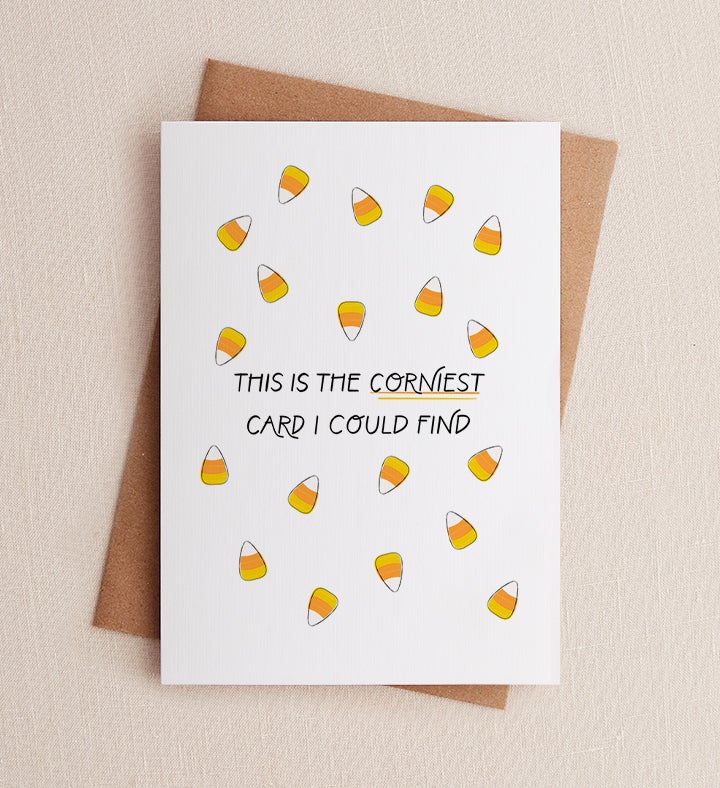 The Corniest Halloween Greeting Card