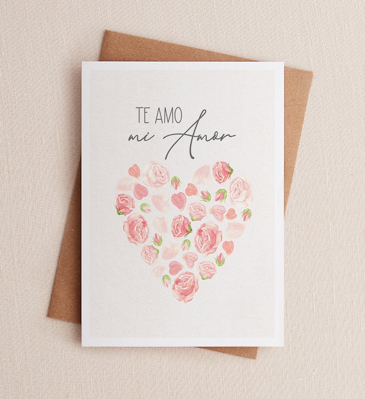 Te amo, mi amor Love & Romance Greeting Card