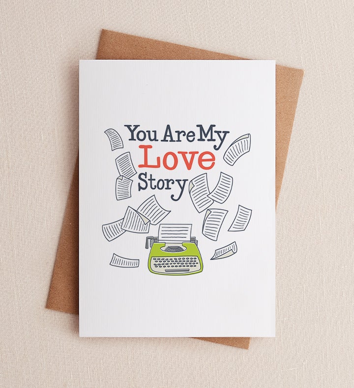 You are my love story Love & Romance Greeting Card