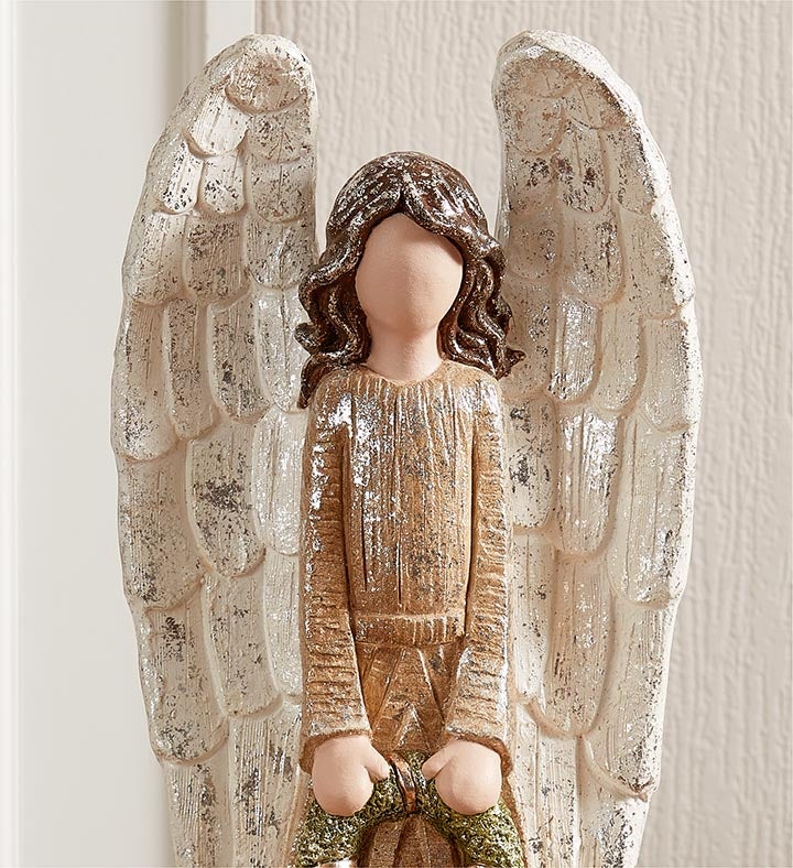 Glistening Holiday Angel - 28" 