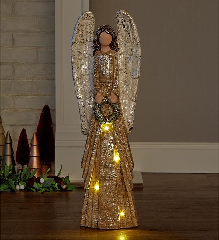 Glistening Holiday Angel - 28" 