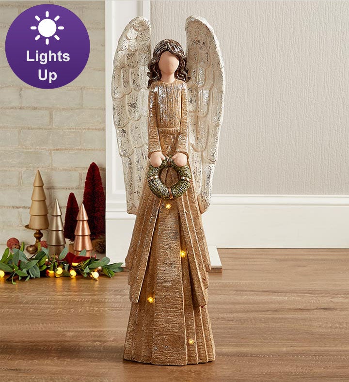 Glistening Holiday Angel   28"