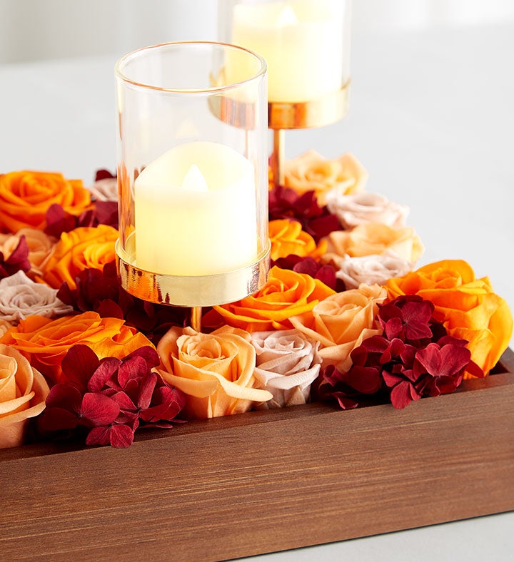 Magnificent Roses® Preserved Rustic Blooms Centerpiece