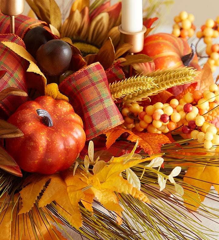 Autumn Foliage Centerpiece