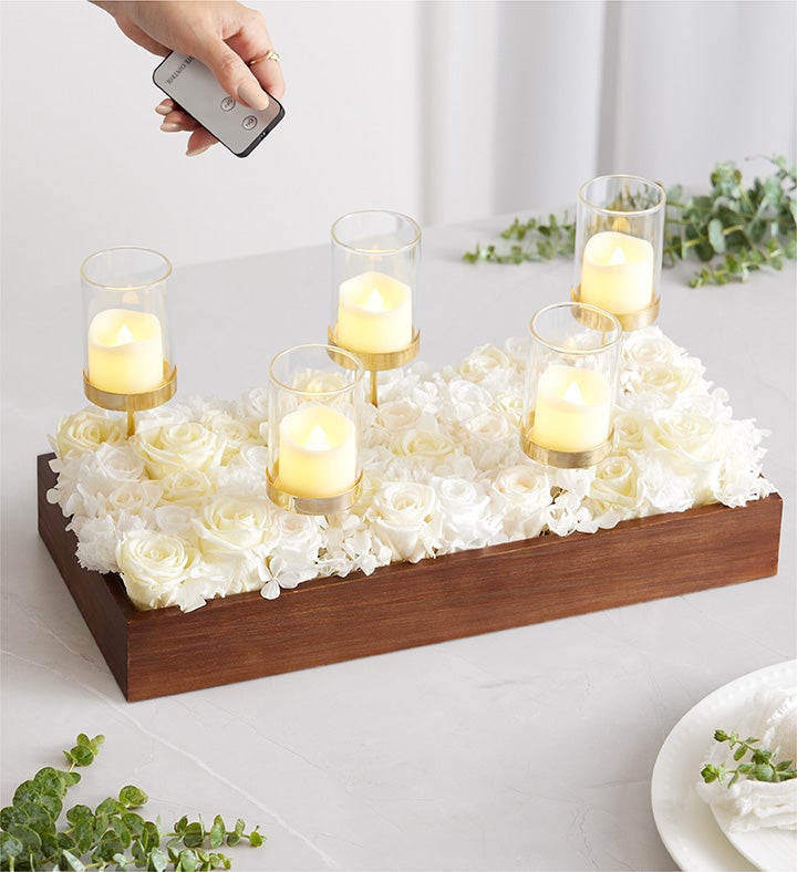 Magnificent Roses® Preserved Tranquil Centerpiece