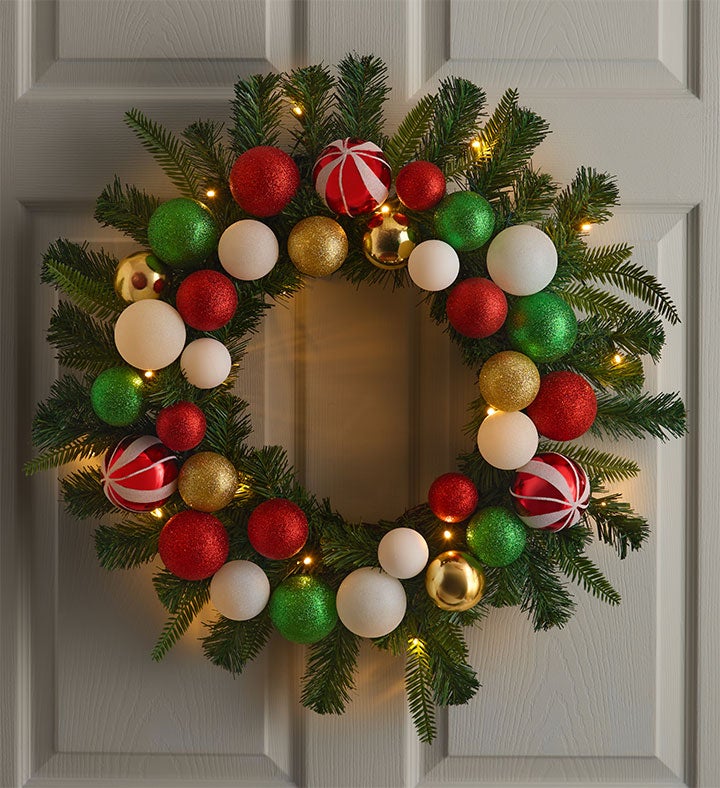 Merry & Bright Wreath - 22"