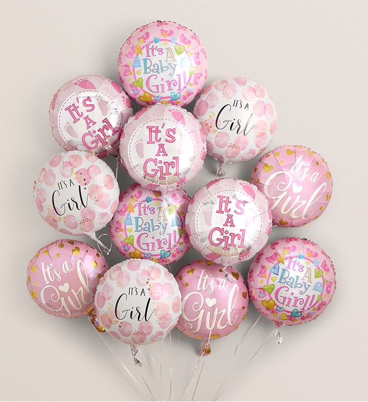 Air-Rangement® - Baby Girl Mylar Balloons