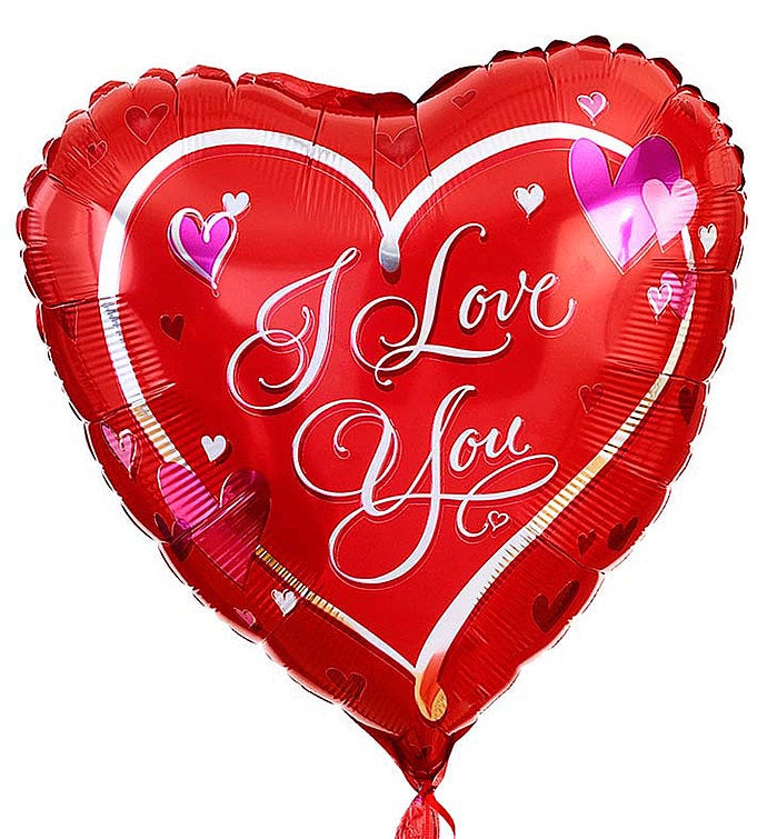 One "I Love You" Mylar Balloon