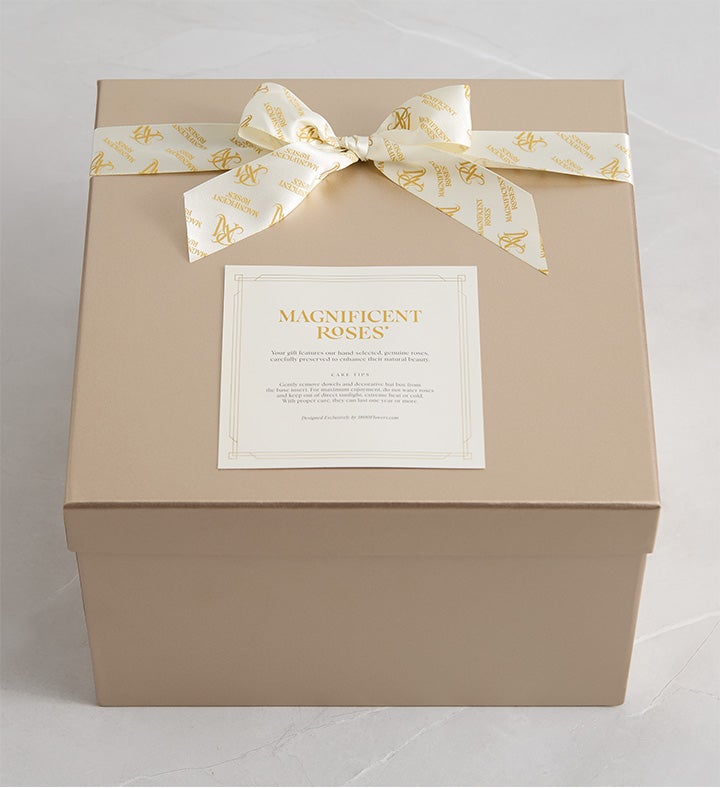 Magnificent Roses® Preserved Serenity Garden