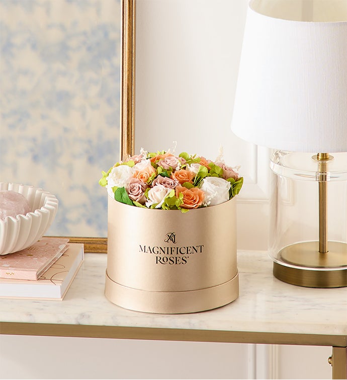 Magnificent Roses ® Preserved Serenity Garden