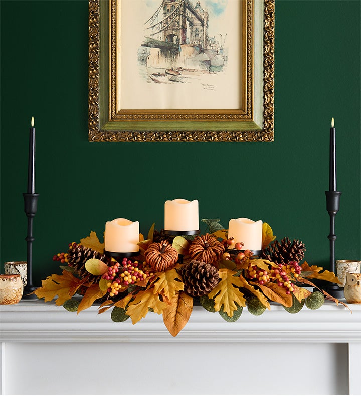 Maple Pumpkin Centerpiece