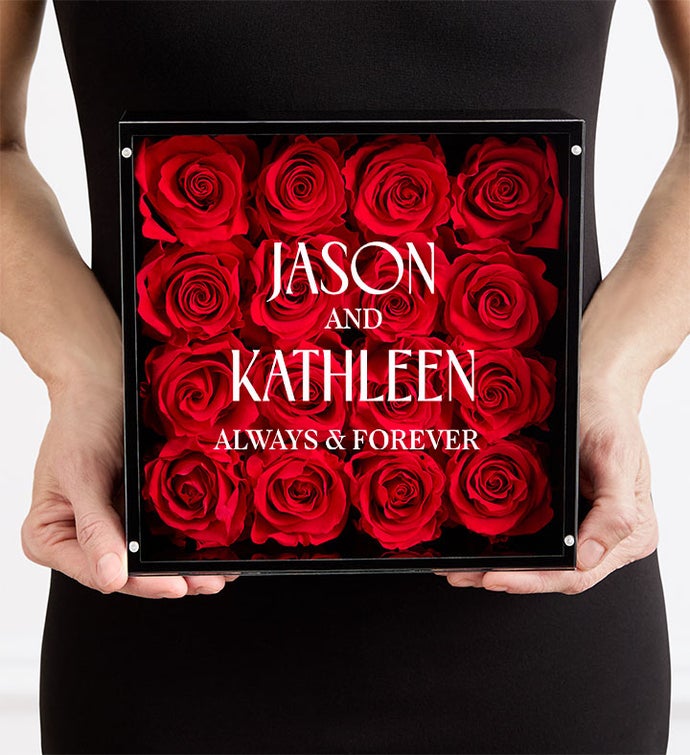 Magnificent Roses® Personalized Couple Names