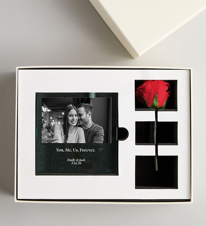 Magnificent Roses® Personalized Bud Vase for Celebration