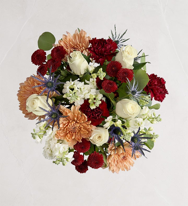 Crimson & Snowfall™ Bouquet