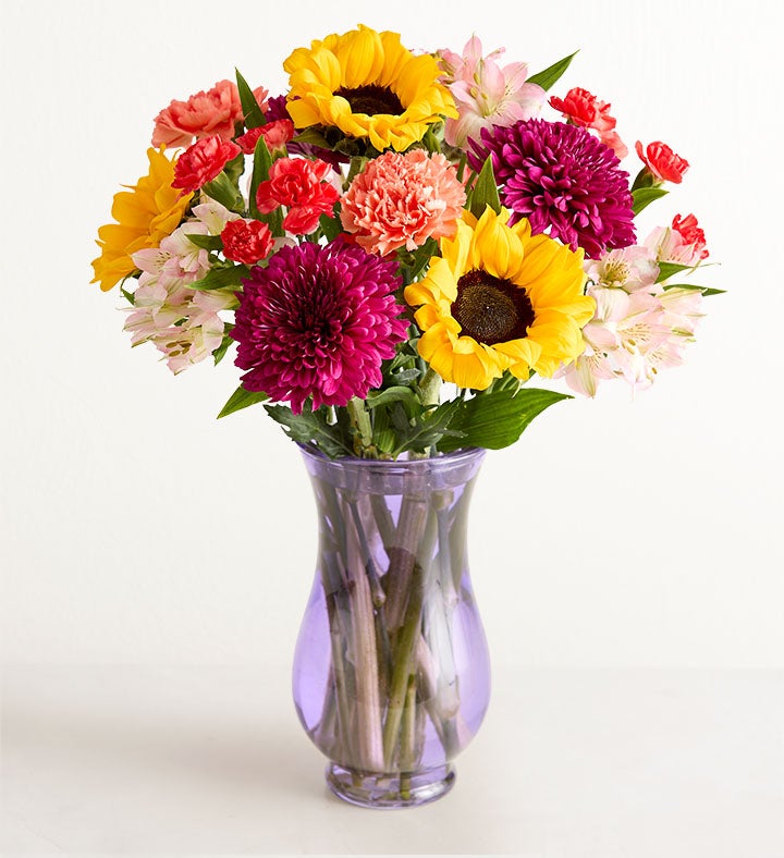 One Dozen Assorted Roses | 1800Flowers.com