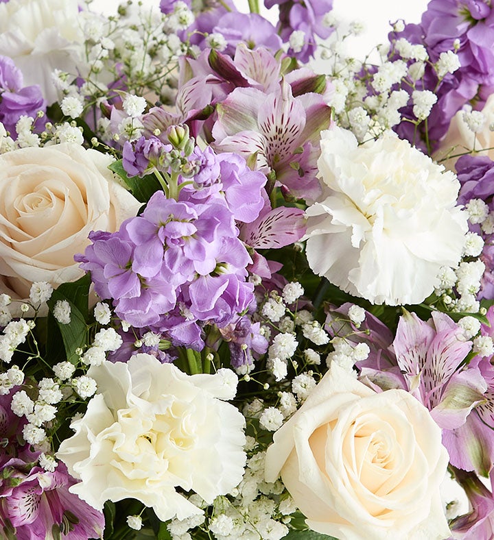 【**「RT-0537869637」**】 Loving Sentiments™ Lavender &White | 1800flowers.com