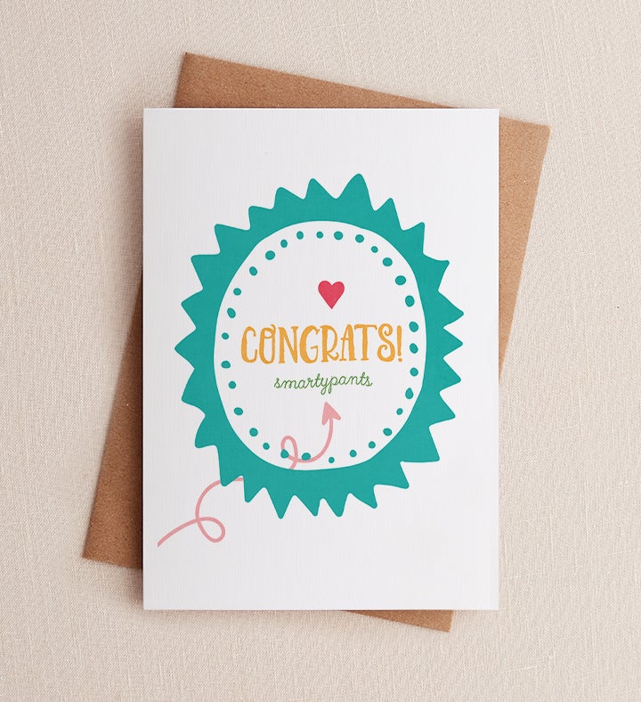 Smartypants Congratulations Greeting Card