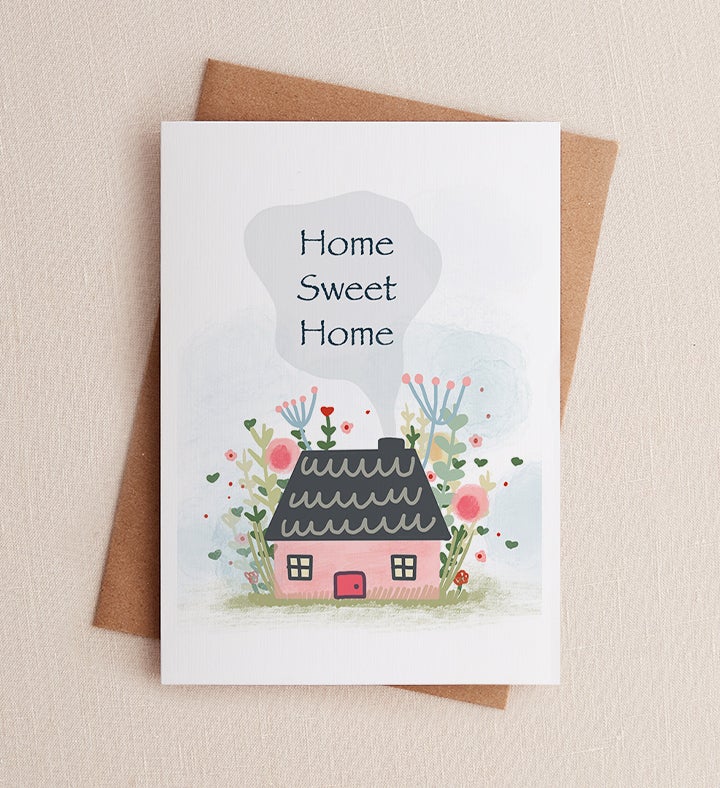 Home Sweet Home New Home Greeting Card