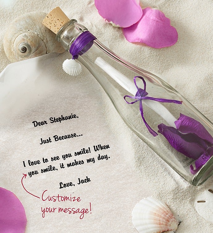 Personalized Message in a Bottle® Just Because