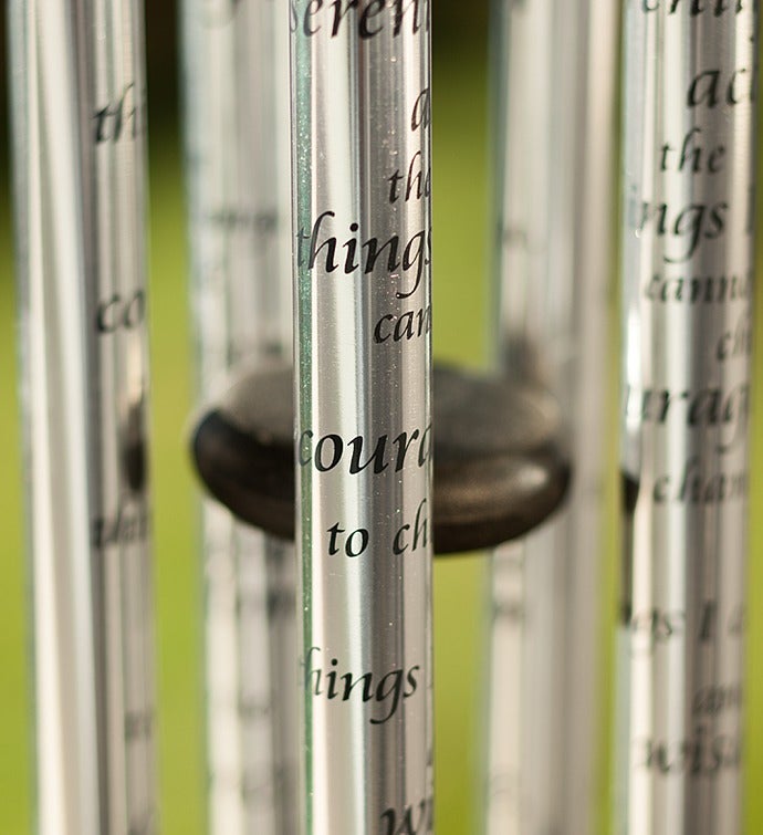Serenity Prayer Wind Chime
