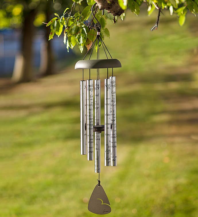 Serenity Prayer Wind Chime