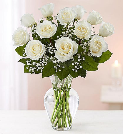 Rose Elegance™ Premium Long Stem White Roses