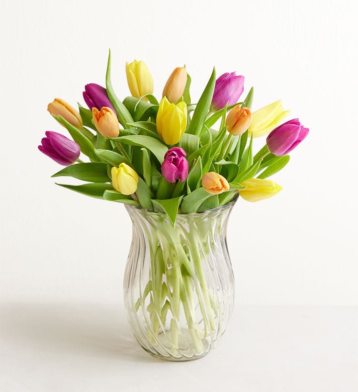 Assorted Tulips for Mom: 15 Stems