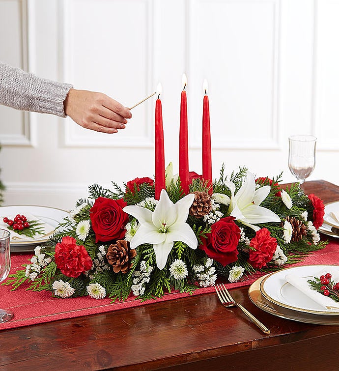 Traditional Christmas Centerpiece