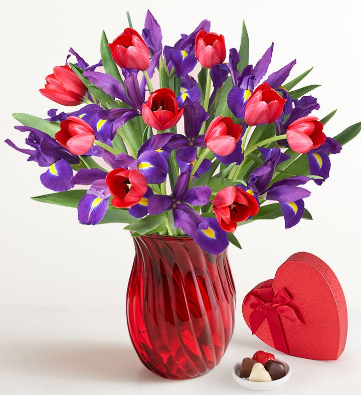 Bunches of Love Tulip & Iris Bouquet
