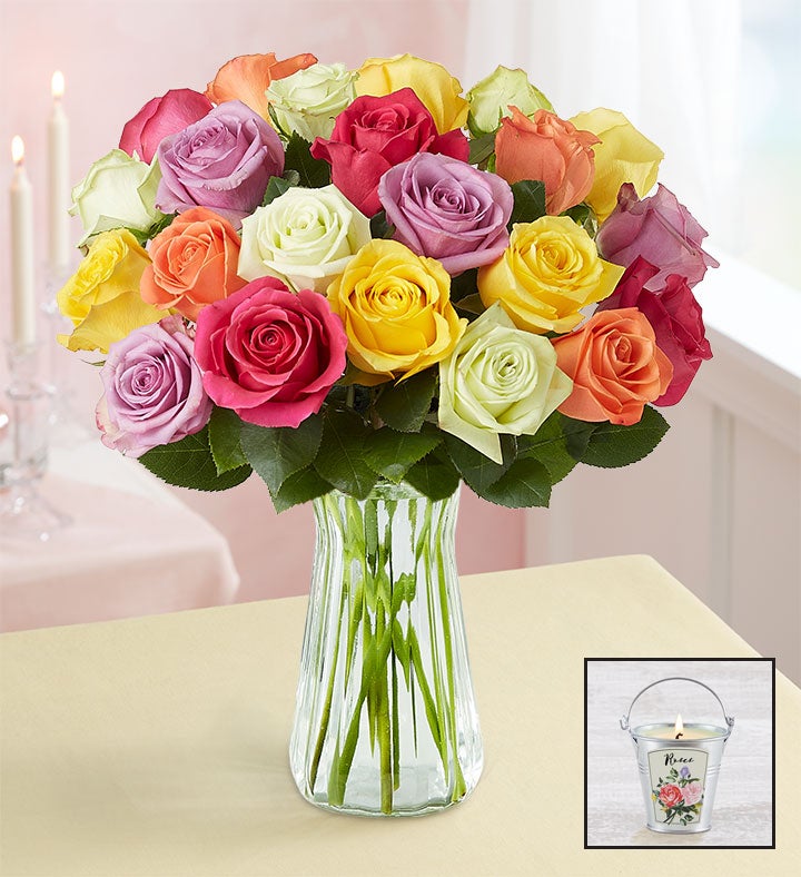 Two Dozen Assorted Roses