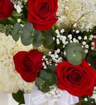 Peace & Prayers™ Red & White Standing Cross