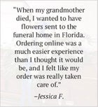 Blue & White Mixed Half Casket Cover