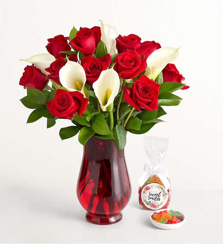 Stunning Red Rose & Calla Lily Bouquet 92930