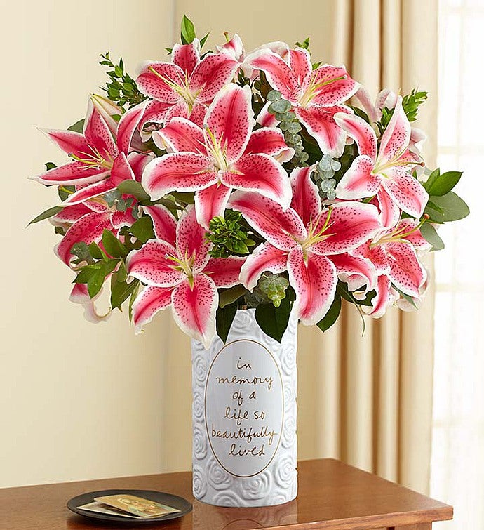 Elegant Tribute Lilies for Sympathy